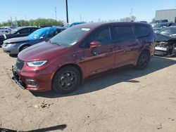 Salvage cars for sale at Woodhaven, MI auction: 2022 Chrysler Pacifica Hybrid Limited