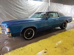 Salvage cars for sale at Indianapolis, IN auction: 1972 Pontiac Grand Prix