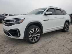 Salvage cars for sale from Copart Houston, TX: 2022 Volkswagen Atlas SEL Premium R-Line