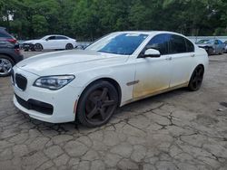 Salvage cars for sale at Austell, GA auction: 2015 BMW 750 I