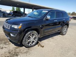 Jeep Grand Cherokee Overland salvage cars for sale: 2020 Jeep Grand Cherokee Overland