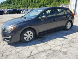 Salvage cars for sale at Hurricane, WV auction: 2015 Subaru Impreza