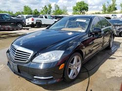 Salvage cars for sale at Bridgeton, MO auction: 2013 Mercedes-Benz S 550 4matic