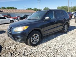 Salvage cars for sale from Copart Columbus, OH: 2010 Hyundai Santa FE GLS