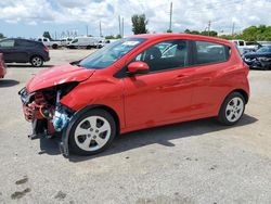 Chevrolet Spark 1LT salvage cars for sale: 2021 Chevrolet Spark 1LT