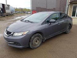 Vehiculos salvage en venta de Copart Montreal Est, QC: 2015 Honda Civic LX