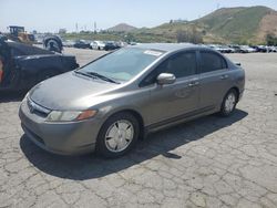 Salvage cars for sale at Colton, CA auction: 2008 Honda Civic Hybrid