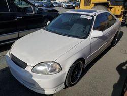 Salvage cars for sale at Martinez, CA auction: 1999 Honda Civic EX