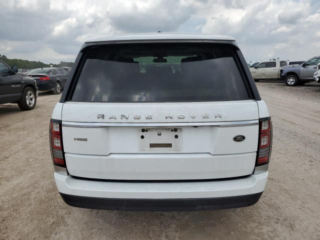 2015 Land Rover Range Rover HSE