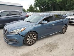 Salvage cars for sale from Copart Midway, FL: 2015 Hyundai Sonata Sport