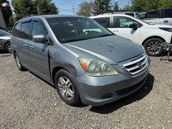 Salvage cars for sale from Copart Portland, OR: 2005 Honda Odyssey EX