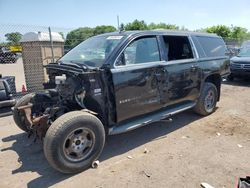 Chevrolet Suburban k1500 lt salvage cars for sale: 2015 Chevrolet Suburban K1500 LT