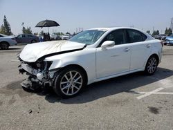 Salvage cars for sale at Rancho Cucamonga, CA auction: 2011 Lexus IS 250