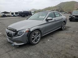 Salvage cars for sale from Copart Colton, CA: 2016 Mercedes-Benz C 300 4matic