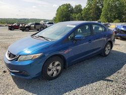 Salvage cars for sale from Copart Concord, NC: 2015 Honda Civic LX