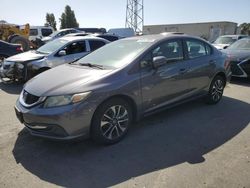Salvage cars for sale at Hayward, CA auction: 2015 Honda Civic EX