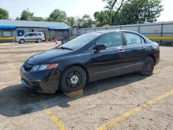 Salvage cars for sale from Copart Wichita, KS: 2010 Honda Civic LX