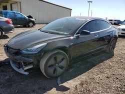 Salvage cars for sale from Copart Temple, TX: 2018 Tesla Model 3