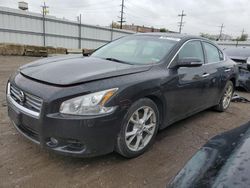 Salvage cars for sale at Chicago Heights, IL auction: 2014 Nissan Maxima S