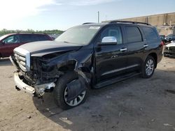 Salvage cars for sale from Copart Fredericksburg, VA: 2015 Toyota Sequoia Limited