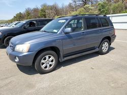 Salvage cars for sale from Copart Brookhaven, NY: 2002 Toyota Highlander Limited