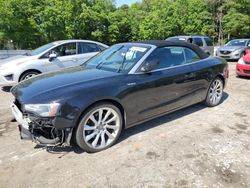 Salvage cars for sale from Copart Austell, GA: 2013 Audi A5 Premium Plus