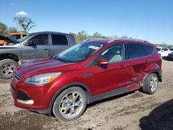 Salvage cars for sale at Des Moines, IA auction: 2014 Ford Escape Titanium