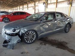 Salvage cars for sale at Phoenix, AZ auction: 2017 Lincoln MKZ Select