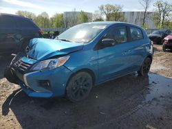 Mitsubishi Mirage SE salvage cars for sale: 2022 Mitsubishi Mirage SE