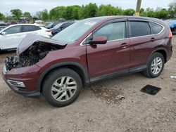 Salvage cars for sale at Chalfont, PA auction: 2016 Honda CR-V EX