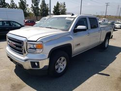 Salvage trucks for sale at Rancho Cucamonga, CA auction: 2015 GMC Sierra K1500 SLE