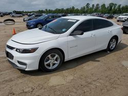 Salvage cars for sale from Copart Houston, TX: 2017 Chevrolet Malibu LS