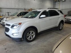 Salvage cars for sale from Copart Milwaukee, WI: 2016 Chevrolet Equinox LT