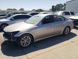 Salvage cars for sale at Sacramento, CA auction: 2013 Hyundai Genesis 3.8L