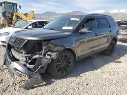 Salvage cars for sale at Magna, UT auction: 2017 Ford Explorer Platinum