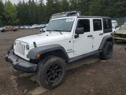 Salvage cars for sale at Graham, WA auction: 2013 Jeep Wrangler Unlimited Sport