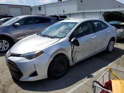 Toyota Corolla L salvage cars for sale: 2019 Toyota Corolla L