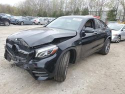 Salvage cars for sale at North Billerica, MA auction: 2017 Mercedes-Benz GLC Coupe 43 4matic AMG