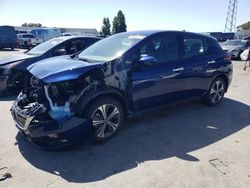 Salvage cars for sale from Copart Hayward, CA: 2020 Nissan Leaf SL Plus