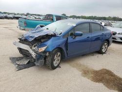 Vehiculos salvage en venta de Copart San Antonio, TX: 2015 Honda Civic LX