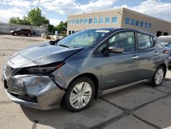 Nissan Leaf salvage cars for sale: 2019 Nissan Leaf S