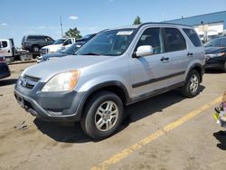 Salvage cars for sale at Woodhaven, MI auction: 2002 Honda CR-V EX