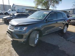 Salvage cars for sale from Copart Albuquerque, NM: 2016 Volkswagen Touareg Sport