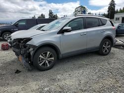 Vehiculos salvage en venta de Copart Graham, WA: 2016 Toyota Rav4 XLE