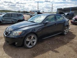 Salvage cars for sale from Copart Colorado Springs, CO: 2011 Lexus IS 250