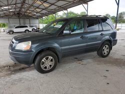 Salvage cars for sale at Cartersville, GA auction: 2004 Honda Pilot EXL