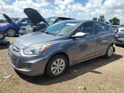 Salvage cars for sale from Copart Elgin, IL: 2017 Hyundai Accent SE