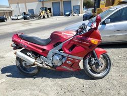 Salvage motorcycles for sale at Hayward, CA auction: 1990 Kawasaki ZX600 D