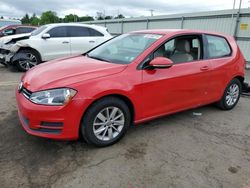 Salvage cars for sale at Pennsburg, PA auction: 2015 Volkswagen Golf