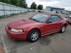 Salvage cars for sale at Moraine, OH auction: 1999 Ford Mustang